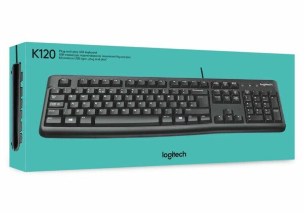 Logitech Keyboard K120 for Business toetsenbord USB QWERTY US International Zwart - Afbeelding 10